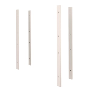 Piètements de connections mi-hauteur 4pc. KASVA hêtre laqué blanc