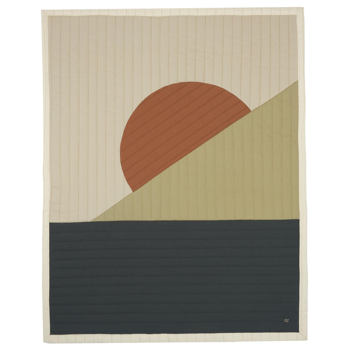 Plaid Matelassé 95x73cm Landscape Nobodinoz
