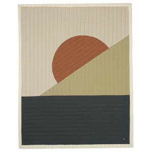 Plaid Matelassé 95x73cm Landscape Nobodinoz