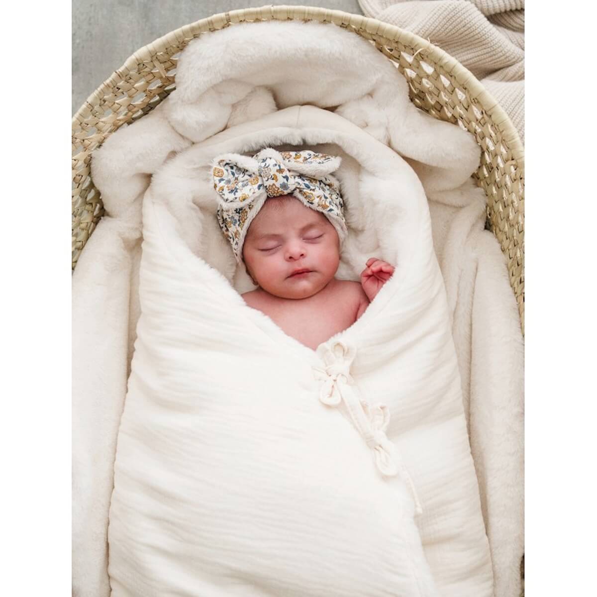 Plaid TEDDY POLAR Babyshower snow fleece