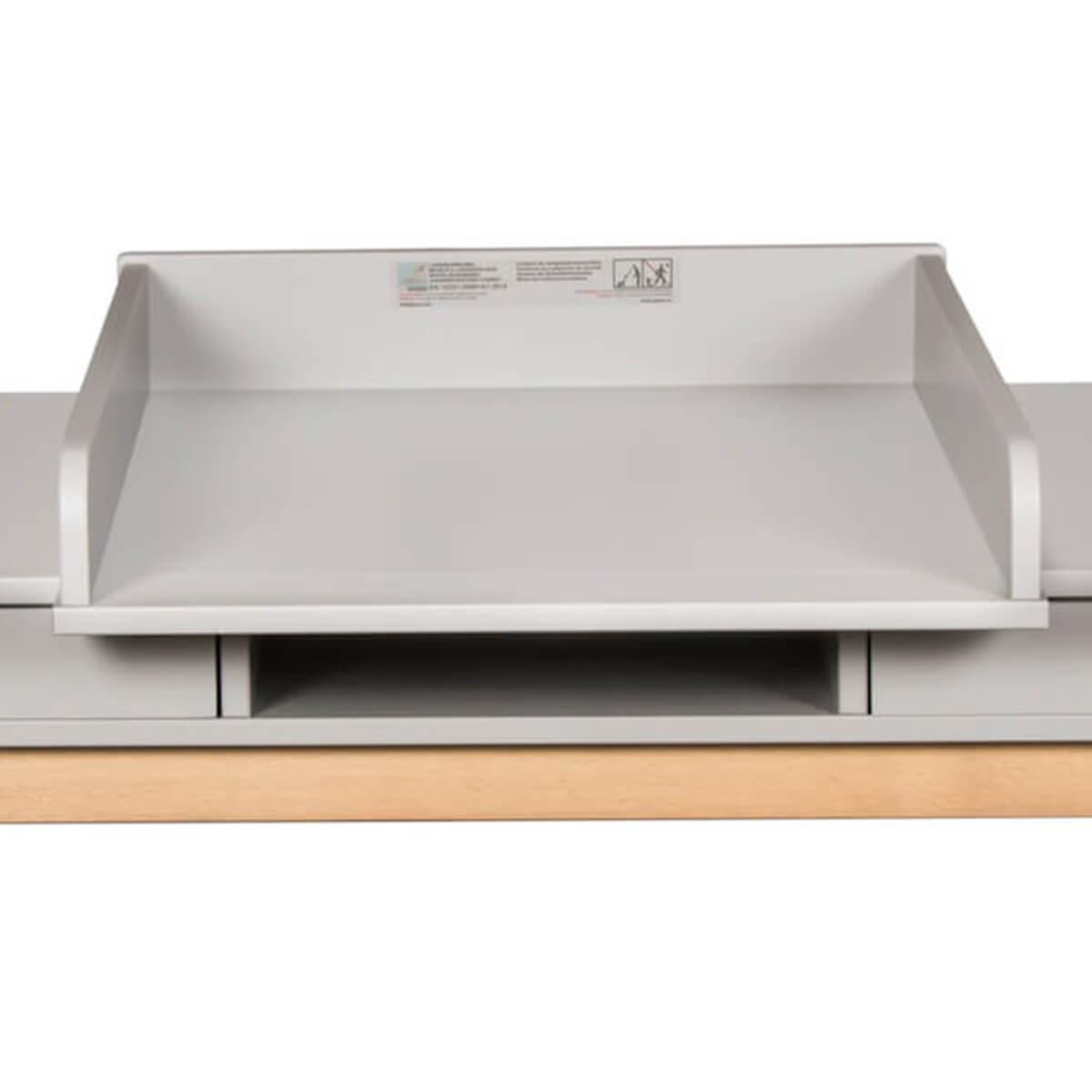 Plan à langer bureau TRENDY Quax Griffin grey