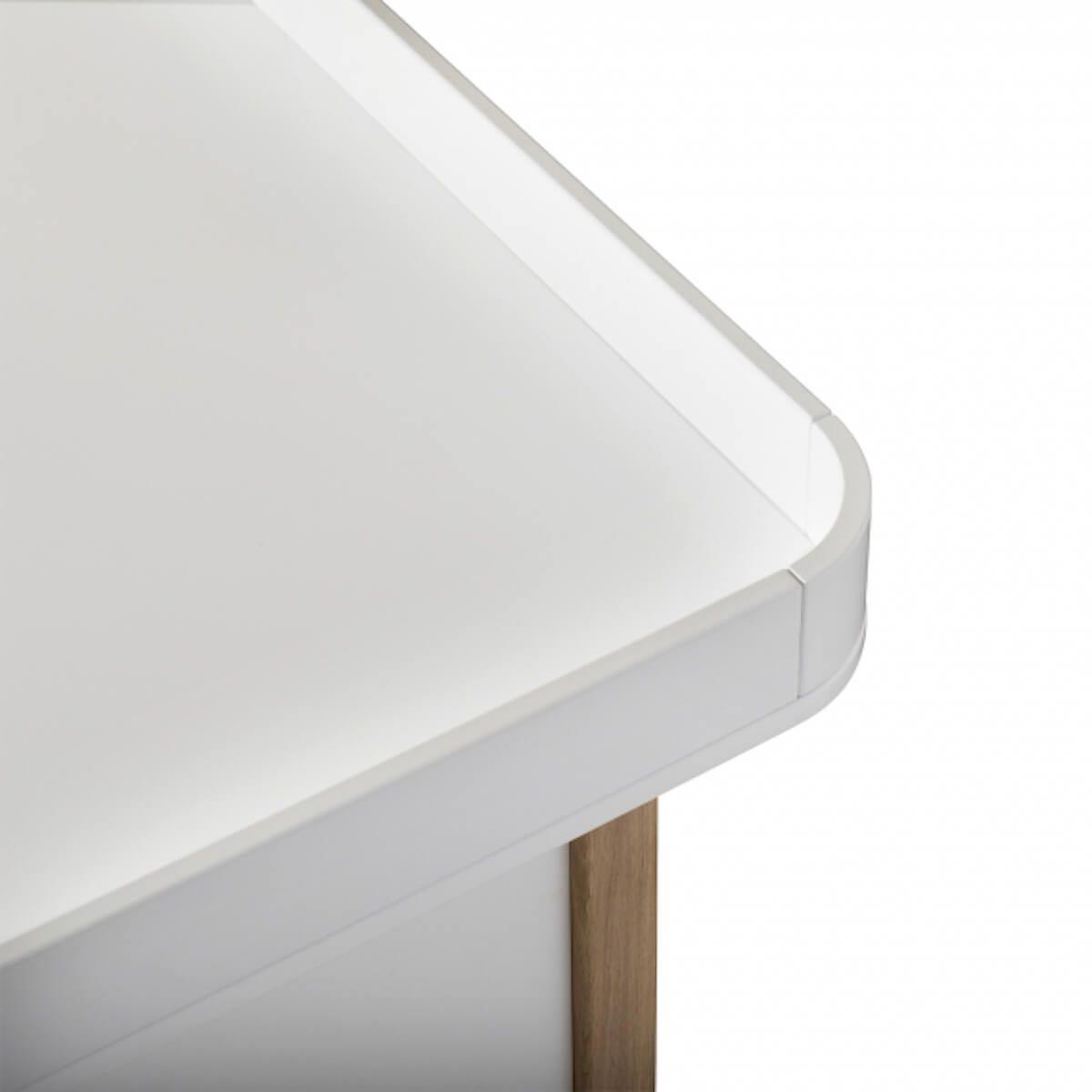 Plan à langer commode 4 tiroirs WOOD Oliver Furniture blanc
