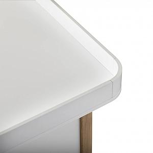 Plan à langer commode 4 tiroirs WOOD Oliver Furniture blanc
