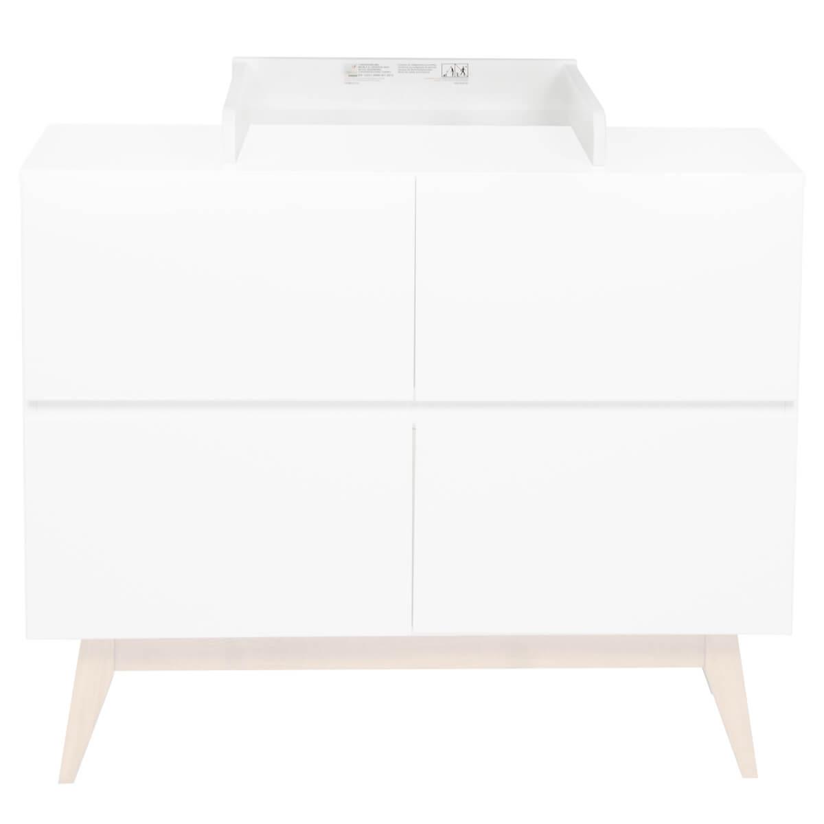 Plan à langer commode TRENDY Quax blanc