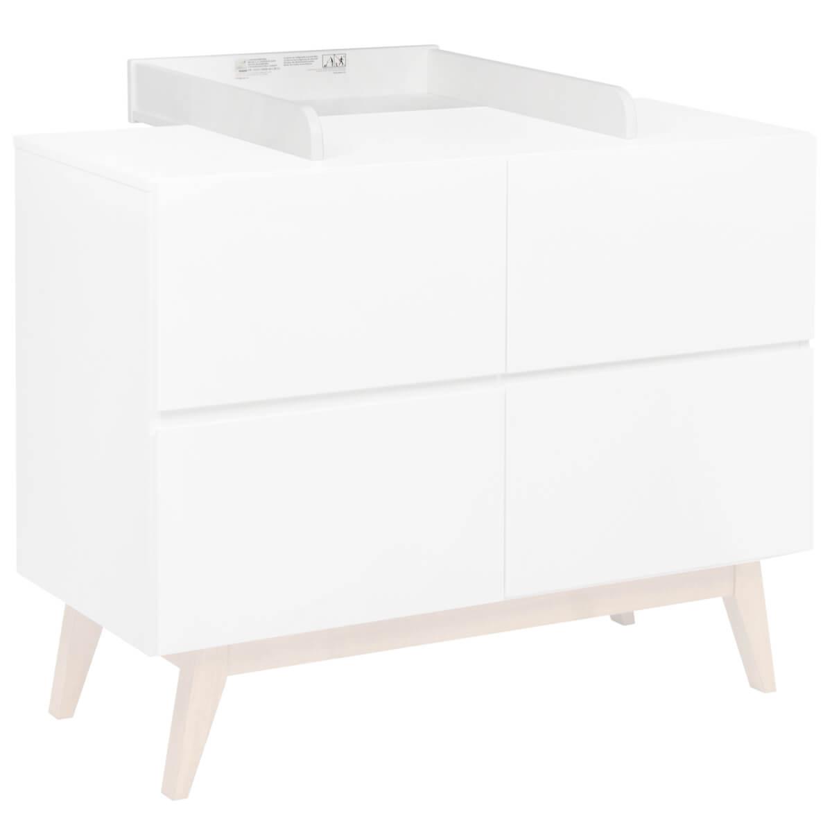 Plan à langer commode TRENDY Quax blanc