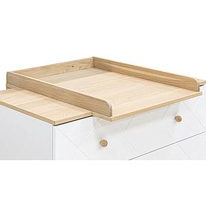 Plan à langer PARIS Bopita Blanc-Chêne