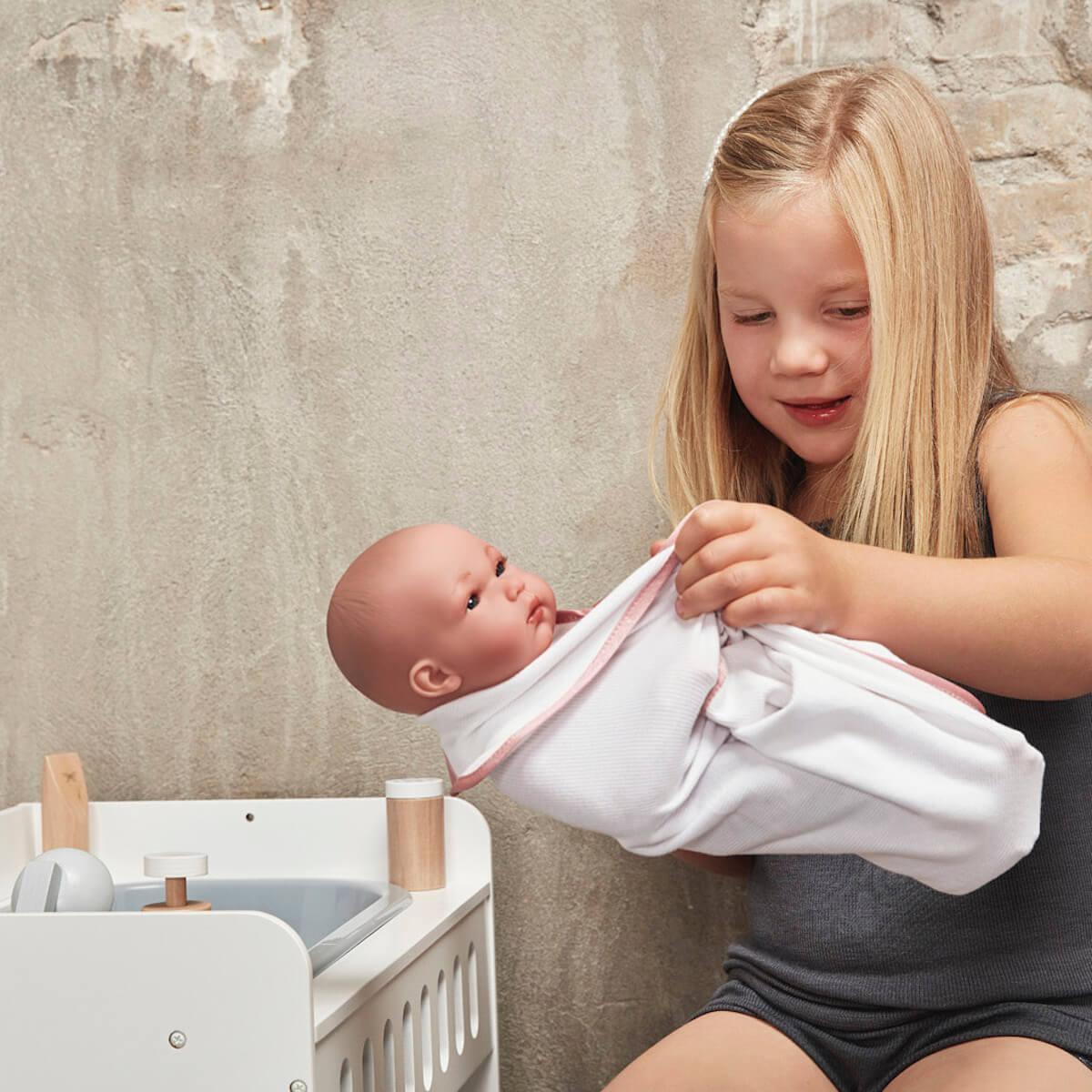 Plan à langer poupée Astrup blanc