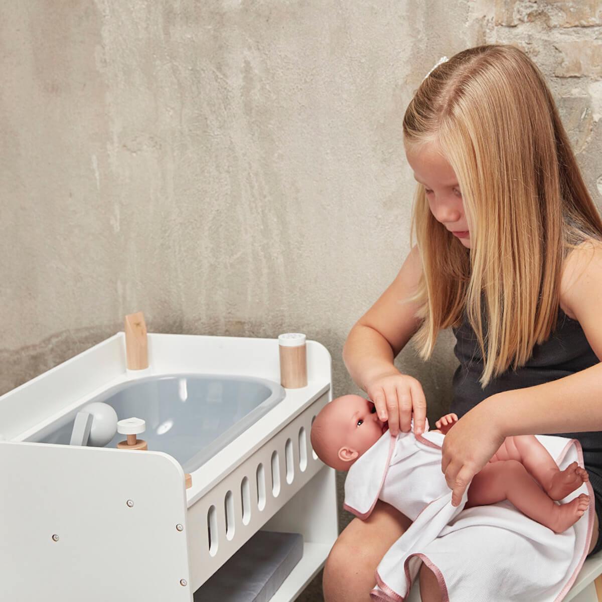 Plan à langer poupée Astrup blanc