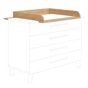 Plan à langer pour commode OSCAR Paidi Chêne Nebraska