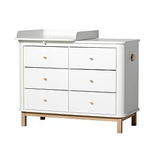 Plan à langer small WOOD Oliver Furniture blanc
