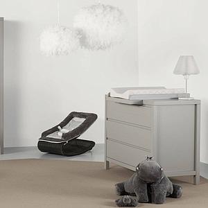 Plan à langer STRIPES Quax Griffin grey