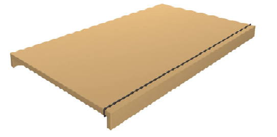 Plateau bureau continu ZIGGY De Breuyn chêne