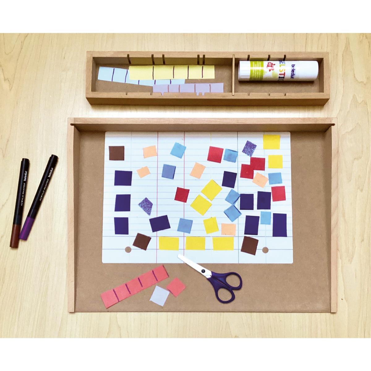 Plateau d'apprentissage set de 2 Beleduc