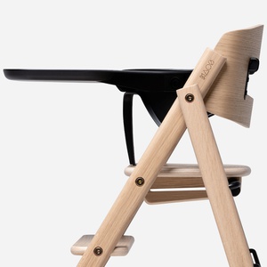 Plateau plastique recyclé KLAPP Kaos black