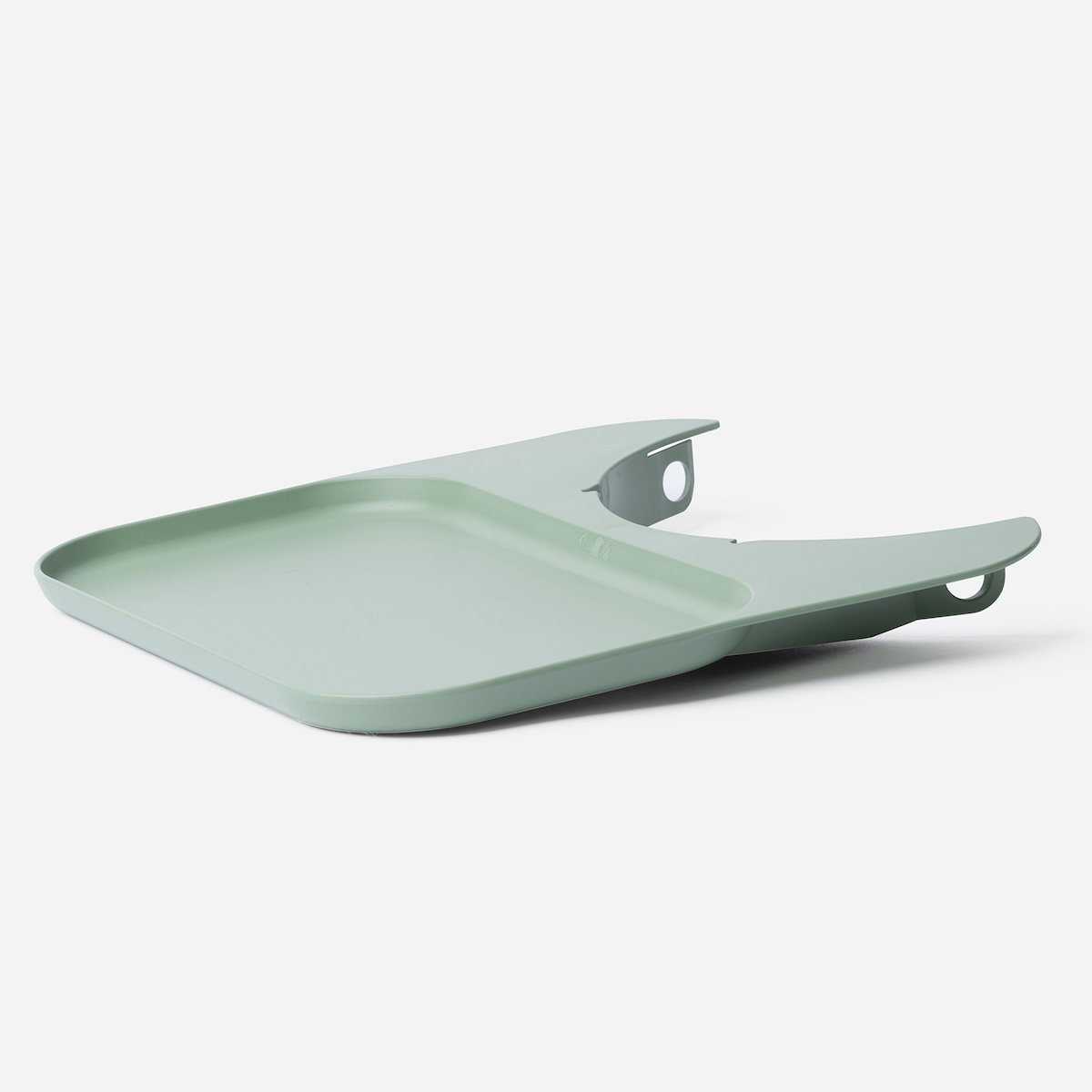 Plateau plastique recyclé KLAPP Kaos green