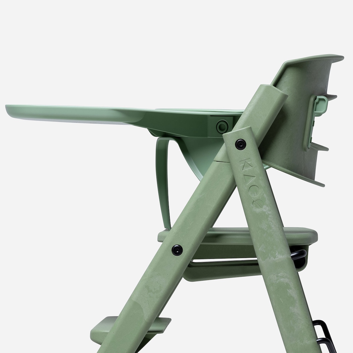Plateau plastique recyclé KLAPP Kaos green