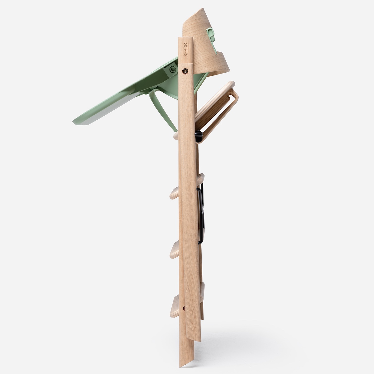 Plateau plastique recyclé KLAPP Kaos green