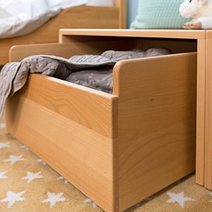 Plateforme avec tiroir DELUXE de Breuyn hêtre huilé