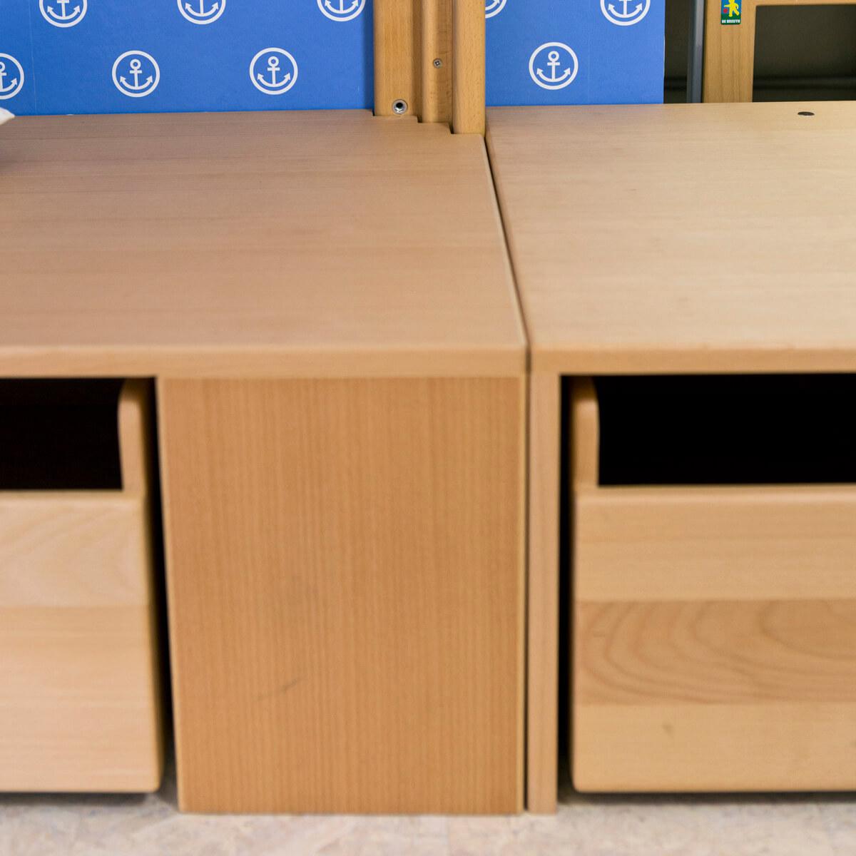 Plateforme de lit avec tiroir DELUXE de Breuyn hêtre huilé