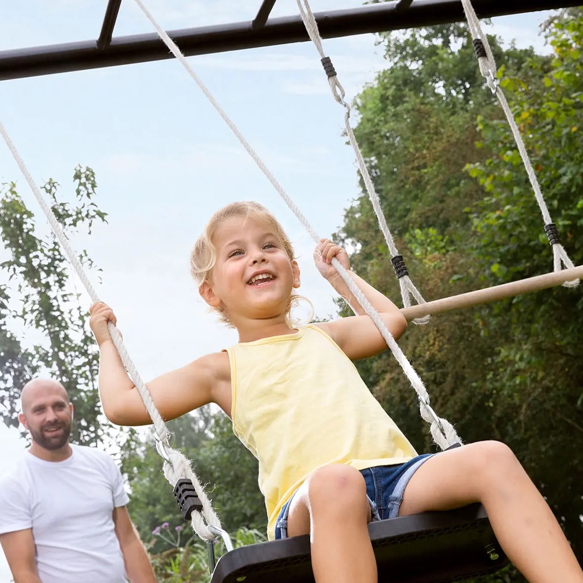 PlayBase Medium TL (Rubber seat+Trapeze+Climbing wall) Berg