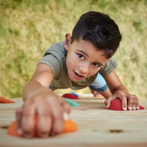 PlayBase Medium TL (Rubber seat+Trapeze+Climbing wall) Berg