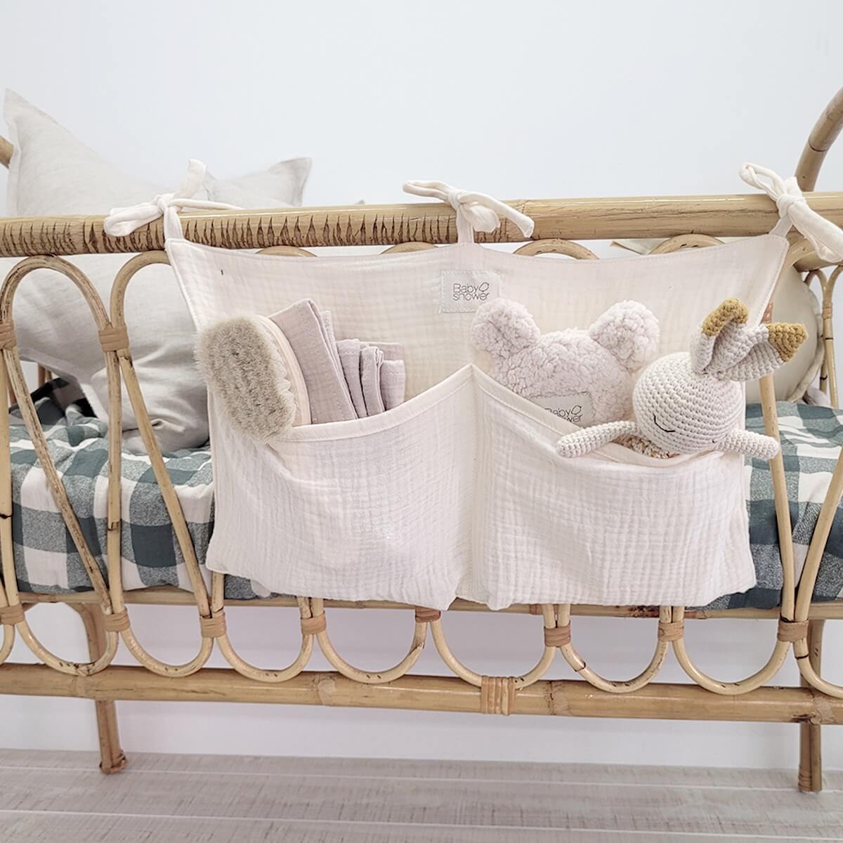 POCHE RENGEMENT TINKER ivory powder Babyshower