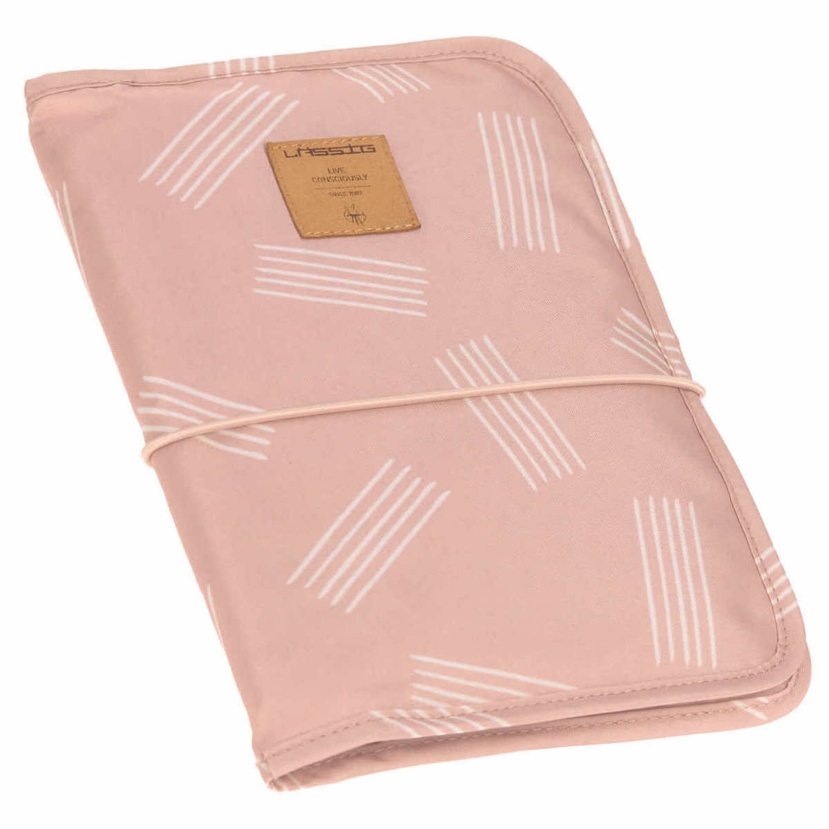 Pochette à langer CASUAL SOFT STRIPES Laessig rouse