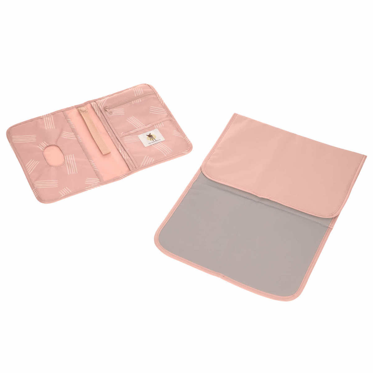 Pochette à langer CASUAL SOFT STRIPES Laessig rouse