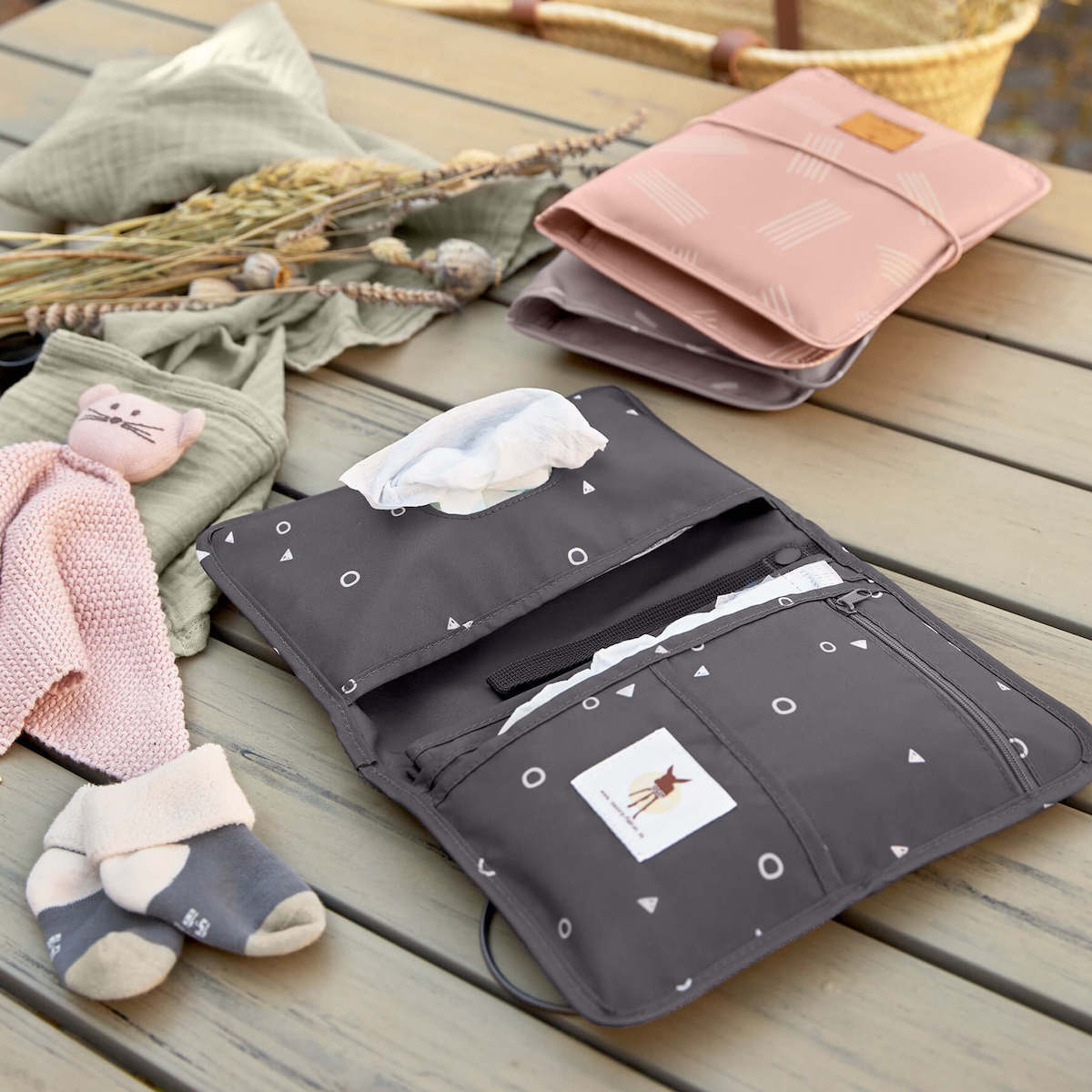 Pochette à langer CASUAL UNIVERS Laessig anthracite