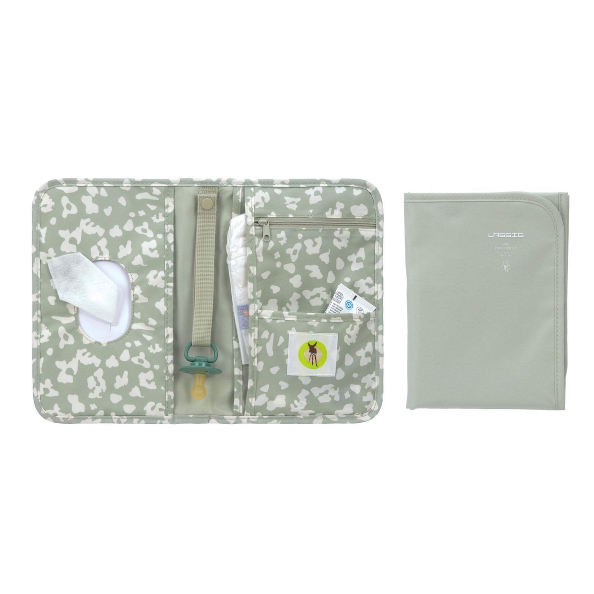 Pochette de change GRE Laessig Leo light khaki