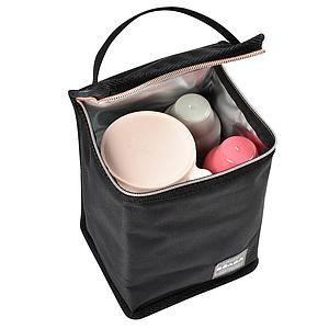 Pochette repas isotherme Beaba black-rose gold 