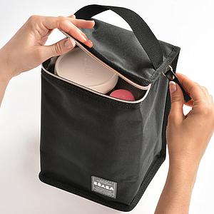 Pochette repas isotherme Beaba black-rose gold 