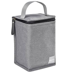 Pochette repas isotherme Beaba gris chiné