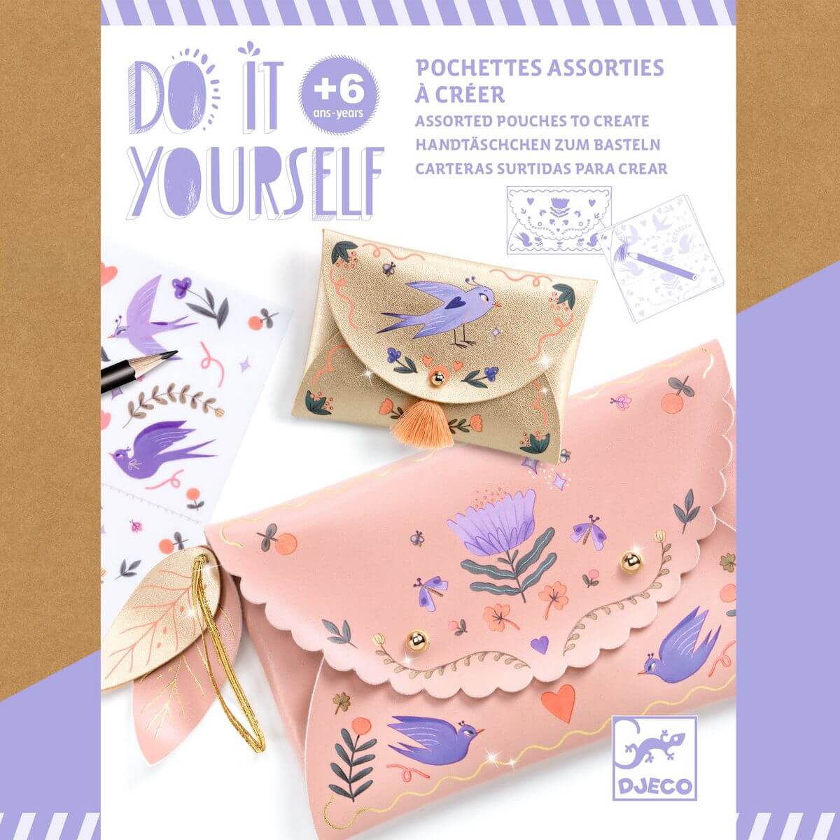 Pochettes à créer Sweet fashionista Djeco