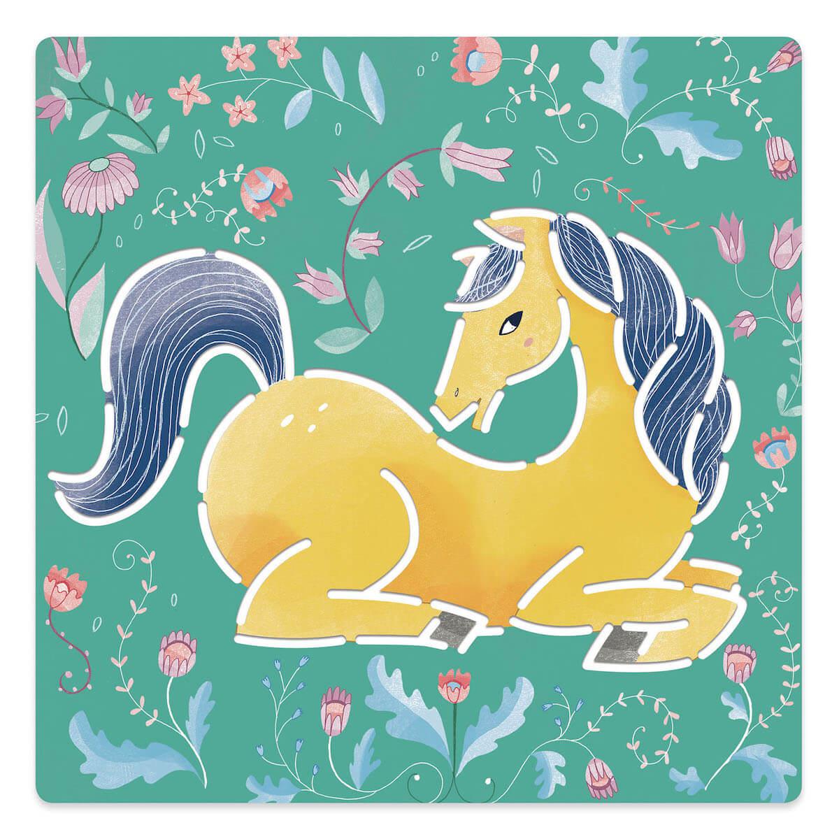 Pochoirs Chevaux LES PETITS CADEAUX Djeco