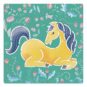Pochoirs Chevaux LES PETITS CADEAUX Djeco