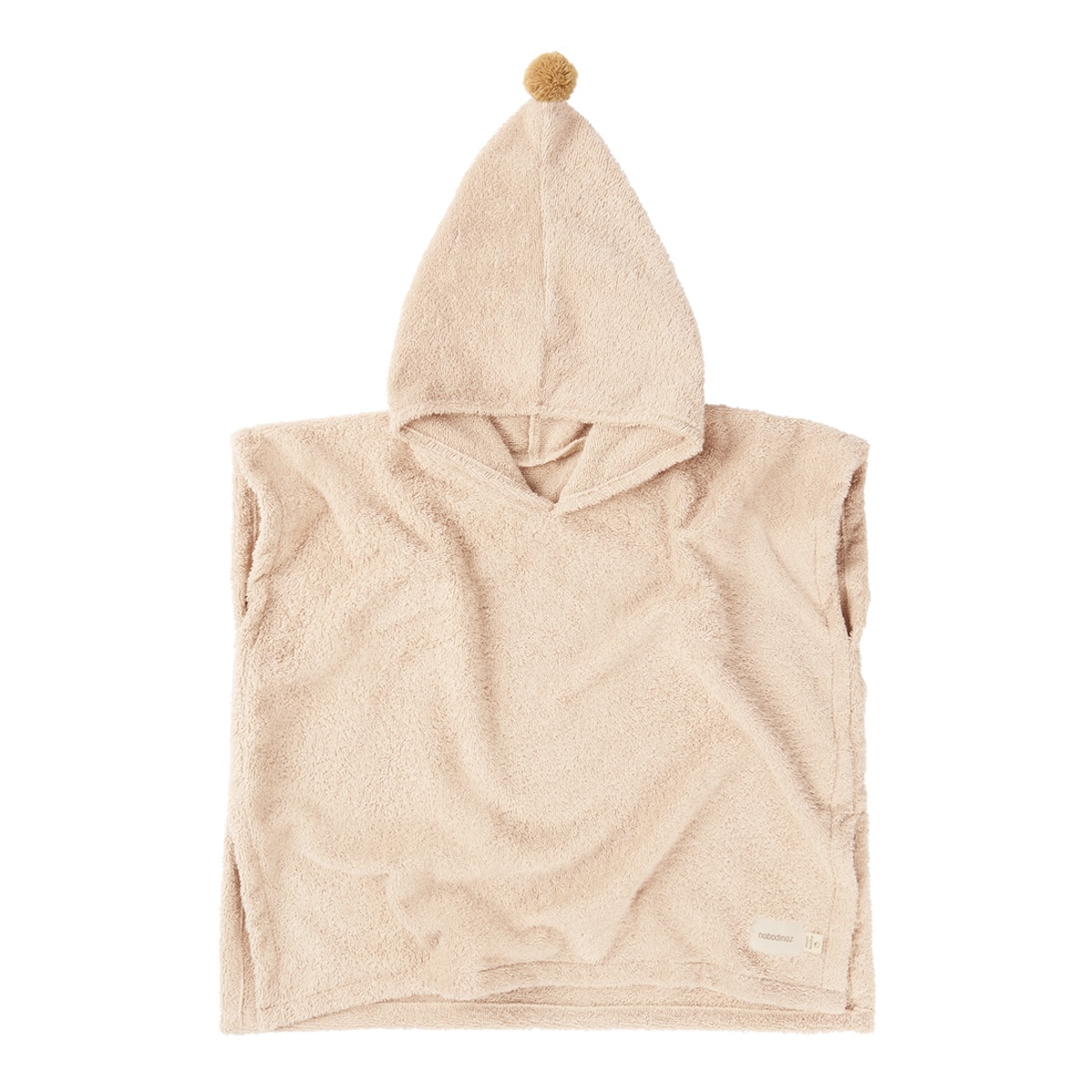 Poncho de bain 3-5a SO CUTE Nobodinoz latte