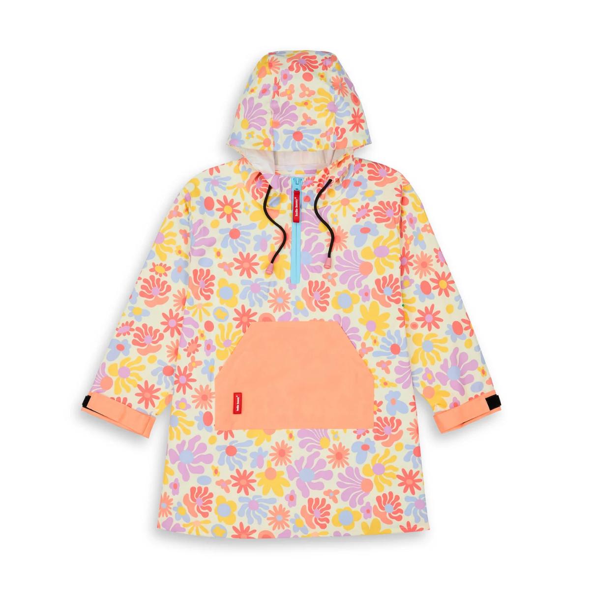 Poncho de pluie RETRO FLOWERS 4-6a Hello Hossy
