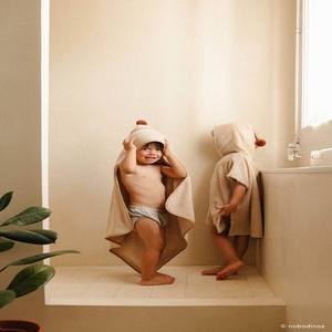 Poncho SO CUTE Nobodinoz almond