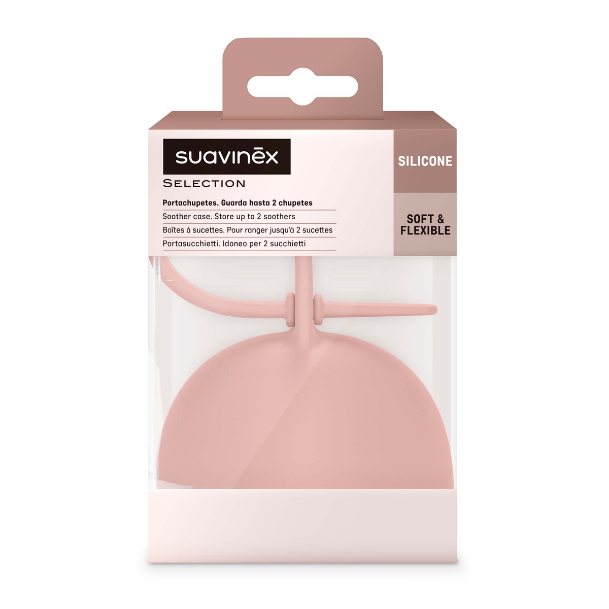Portachupetes silicona Suavinex Nude I3