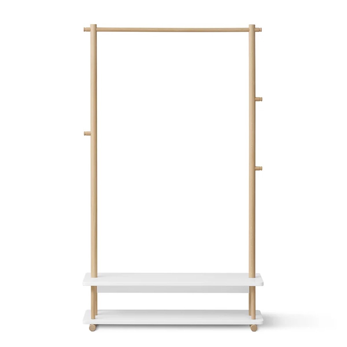 Portant CAMP Oliver Furniture blanc chêne