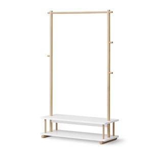 Portant CAMP Oliver Furniture blanc chêne
