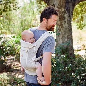 Porte-Bébé ADAPT SOFT FLEX MESH Ergobaby Gris Perle
