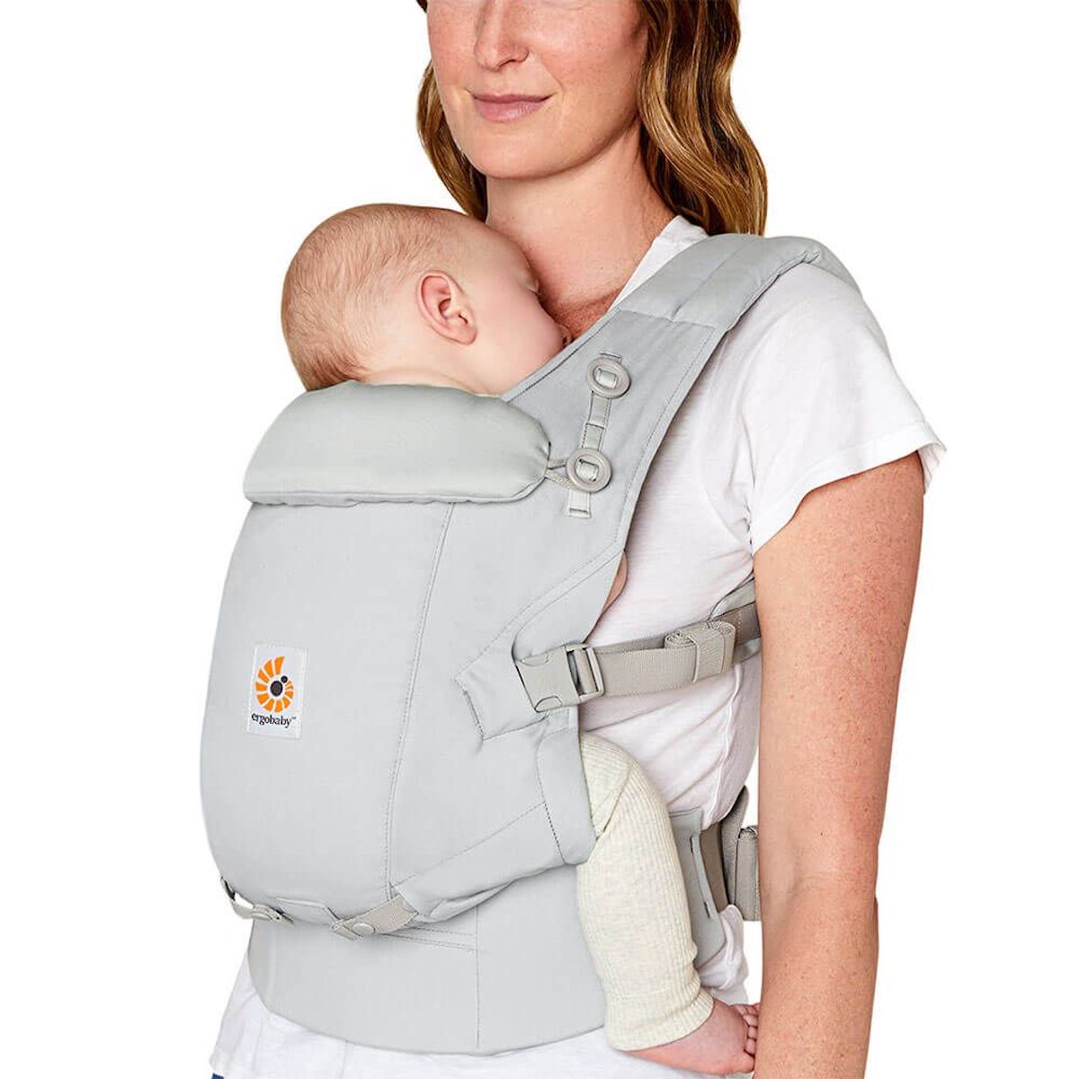 Porte-Bébé ADAPT SOFT TOUCH COTON Ergobaby Gris Perle
