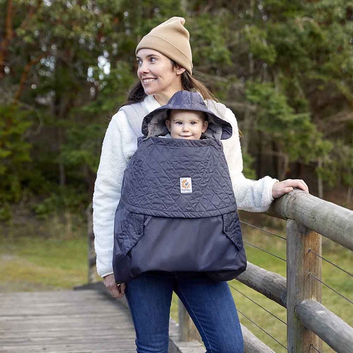 Porte bébé Cocon Hiver Ergobaby noir