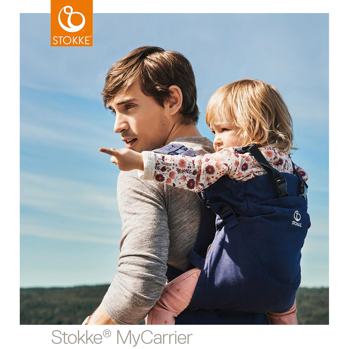 Porte Bebe Dorsal Mycarrier Stokke Noir Abitare Kids