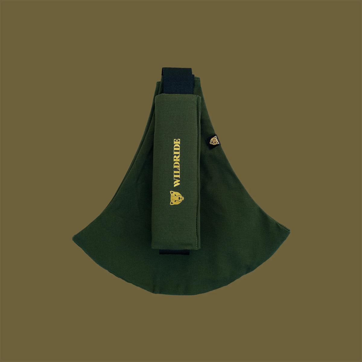 Porte-bébé Écharpe MAIN Wildride army green