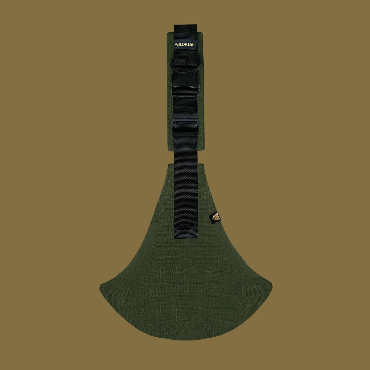 Porte-bébé Écharpe MAIN Wildride army green