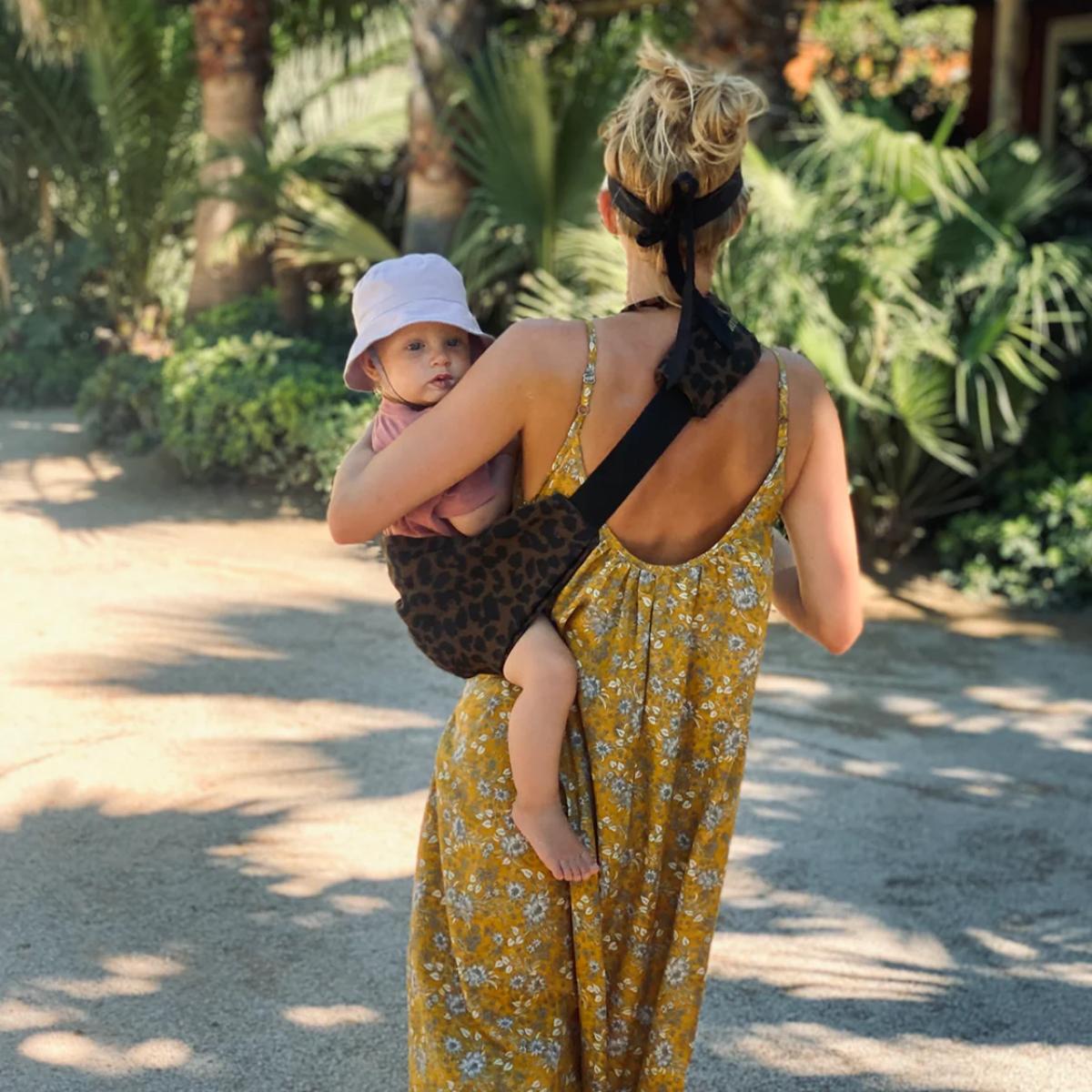 Porte-bébé écharpe PRINT Wildride brown leopard