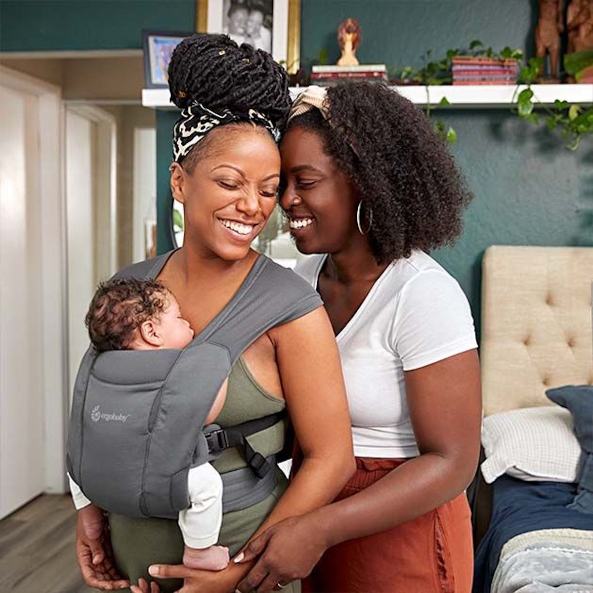 Porte-Bébé EMBRACE Ergo Baby Soft Air Mesh-washed black